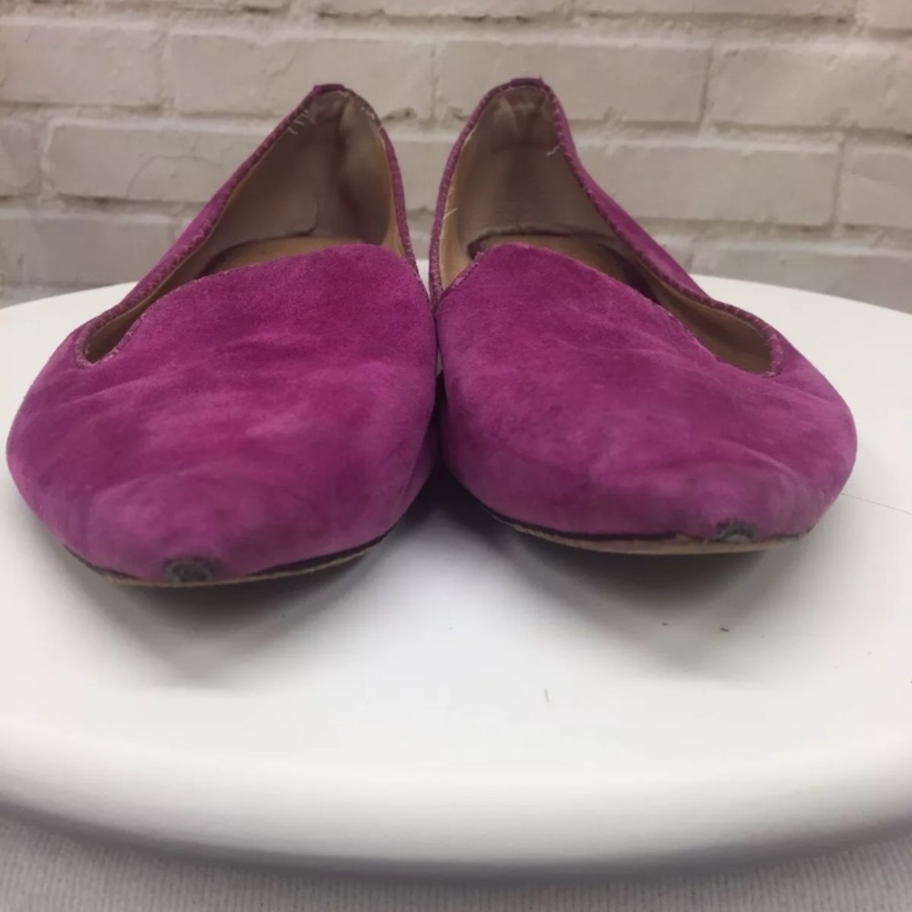Tory Burch purple gold ballet suede slip on 11 - Picture 6 of 8
